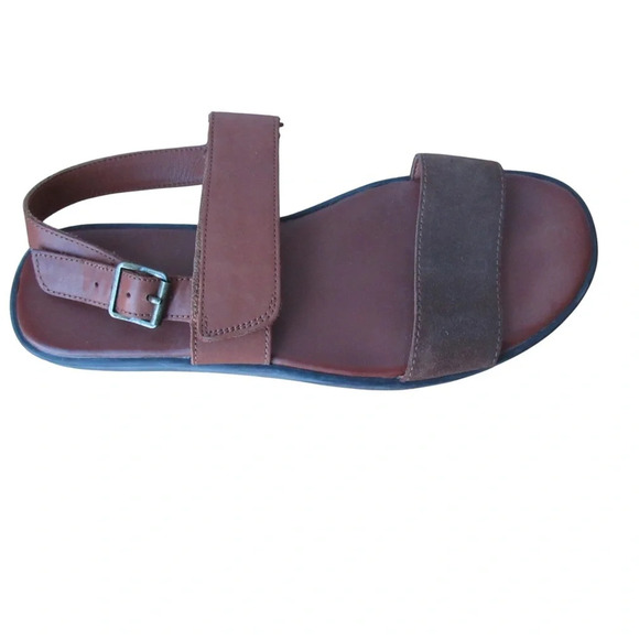 Vince Camuto Womens Wahid Sandals Size 9 Brown Leather Straps Buckle Classic - Picture 2 of 10